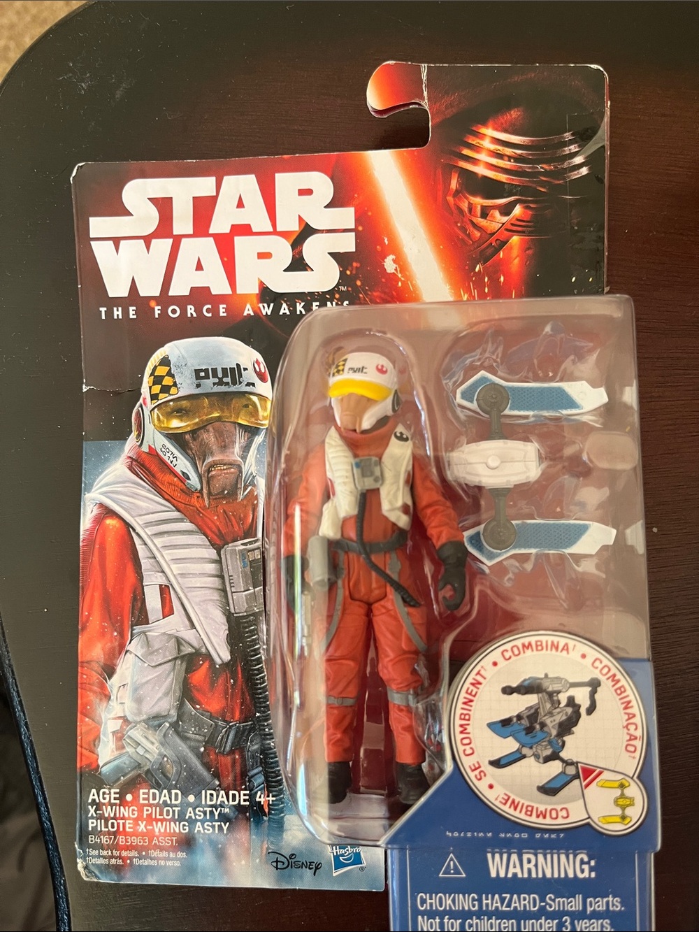 Disney Star Wars X-Wing Pilot Asty Action Figure - Red and White